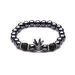 Golden&Black Crown Bracelet for Men or Women