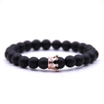 Couple Bracelet Stone Beads  Crown Bracelets For Man & Women