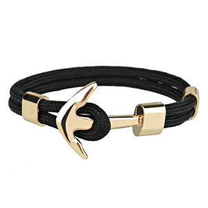 Gold & Black  Rope Bracelets for Men or Women